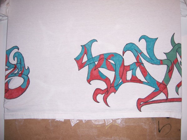 Spin-Off Christmas Grafitti Piece Tag
