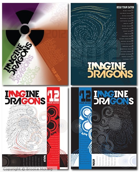 Imagine Dragons Poster Concepts