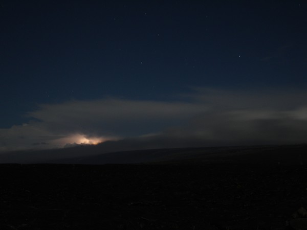 Lightning Over Halema'uma'u