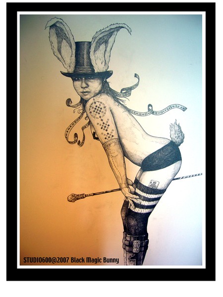 Black magic bunny