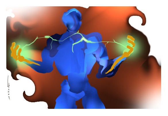 blue organic android