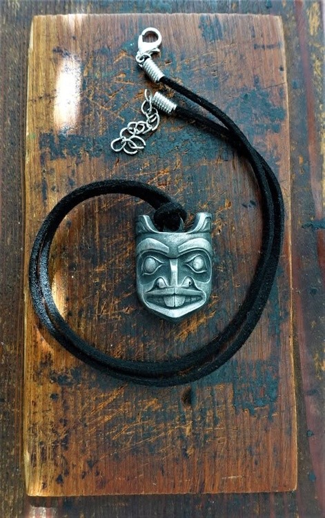  HAIDA Pendant  West Coast Native . AnitaAvantGardArt ETSY USA