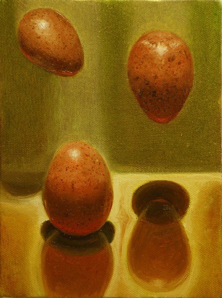 Acrobatic Welsummer Eggs