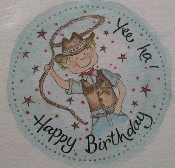 Little Cowboy on his Birthday