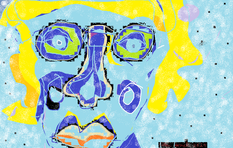 LIKE A GHOST HER MEMORY HAUNTS ME..(C) 2020  ELTON HOUCK digital 'ghostly girfriend' art