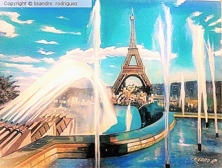 VIEW OF PARIS AND THE EIFFEL TOWER