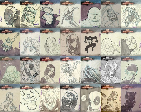 Marvel Masterpeices 2007 Sketch Cards