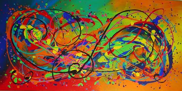 Original acrylic painting by Eugenia Abramson