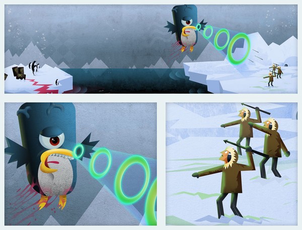 Giant Killer Mutant Penguin