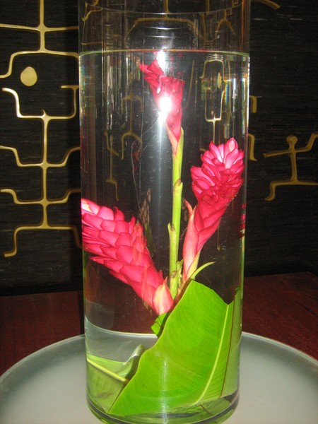 Flowers in water