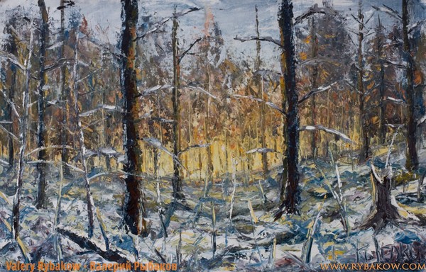 Winter landscape called Winter Landscape Sunrise