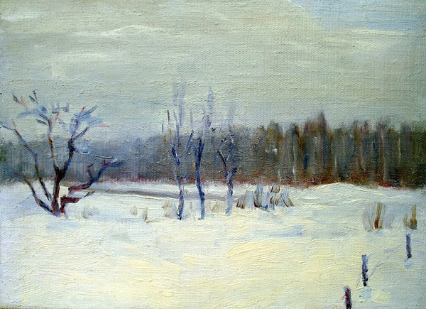 End of the winter. Thaw. 1977