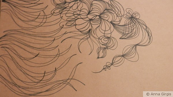 unfinished 1st layer drawing