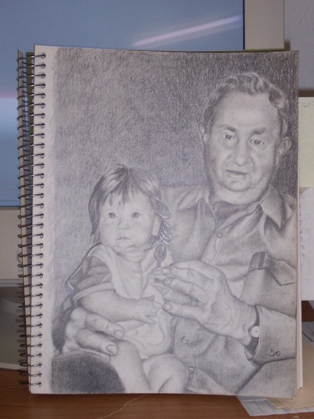 Opa John and Maddie