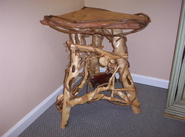 sugar maple root/vine/slate