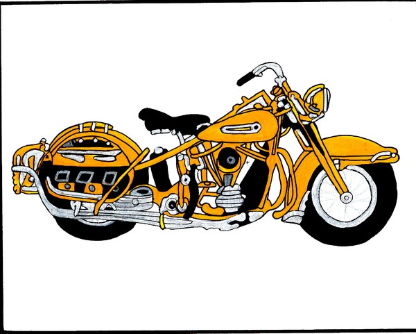 motorcycle painting