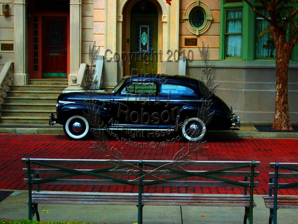 Antique car at Universal Studios