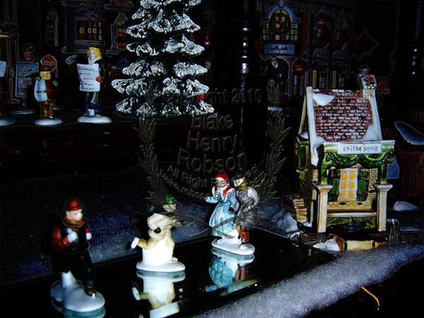 Department 56 Christmas Village Digital Art