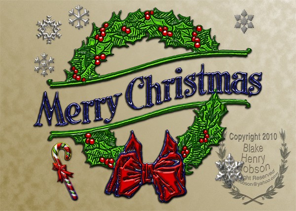 Merry Christmas Wreath