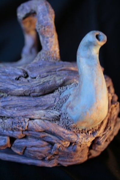 Wooden Teapot