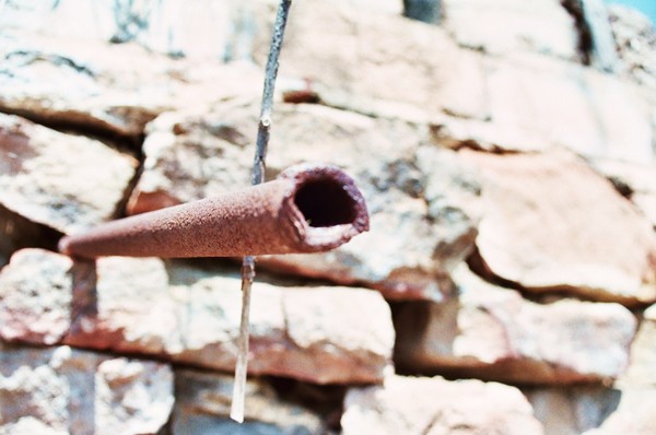 Rusty straw.