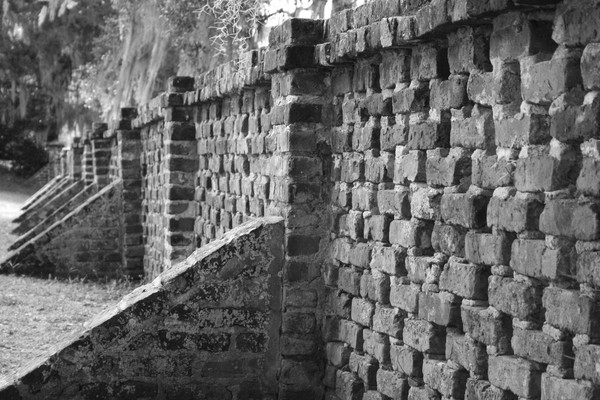 Brick Fence Line