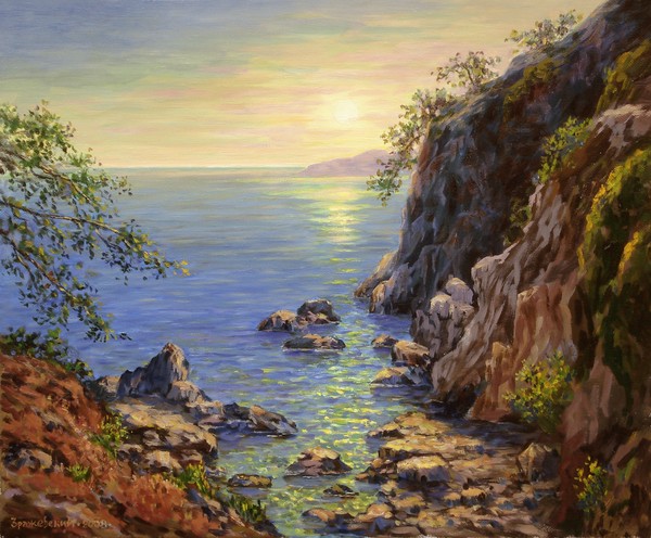 Rocks in Lloret de Mar, Spain