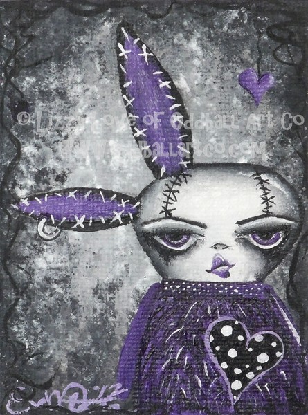 Purple Monster Bunny