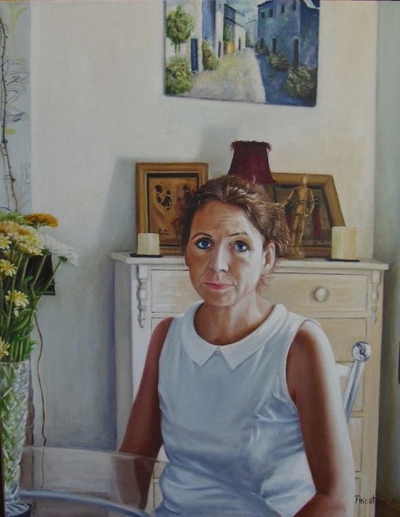 Lady With Flowers
