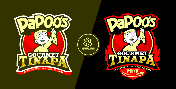 LOGO PREVIEW - PAPOO'S GOURMET TINAPA