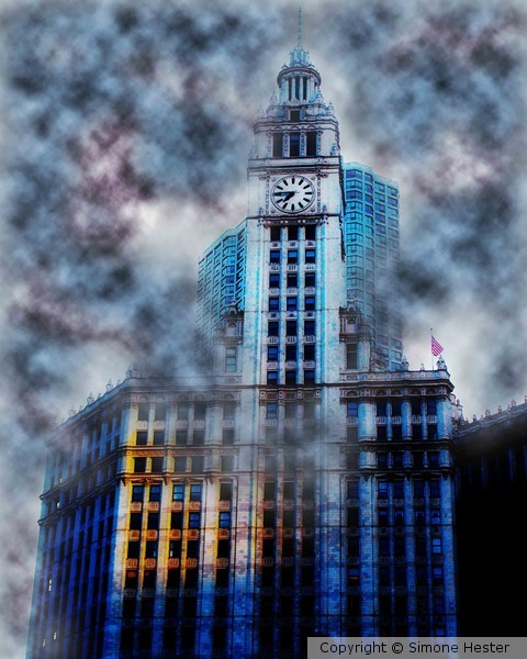 Wrigley in Clouds