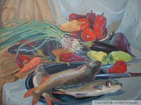 Still life with fish