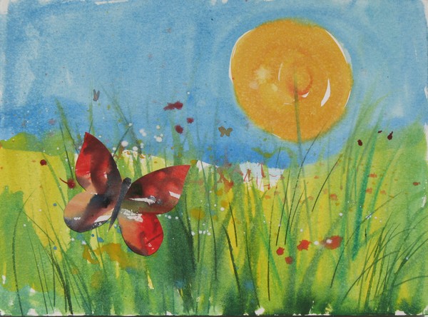 Butterfly and Sun