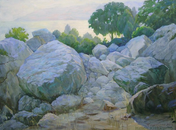 Dusk at the Simeiz Mountains