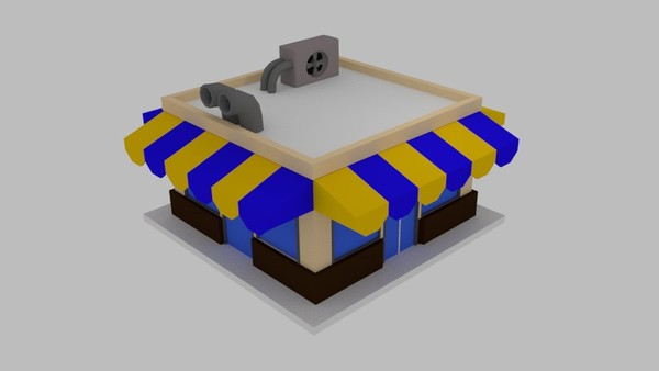 3D Cartoon Cafe