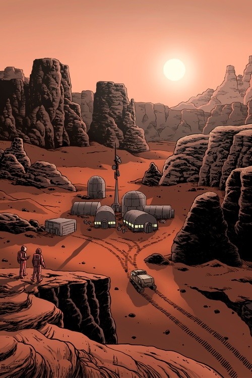 Morning on Mars
