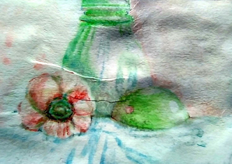 Pepper Still Life Watercolor