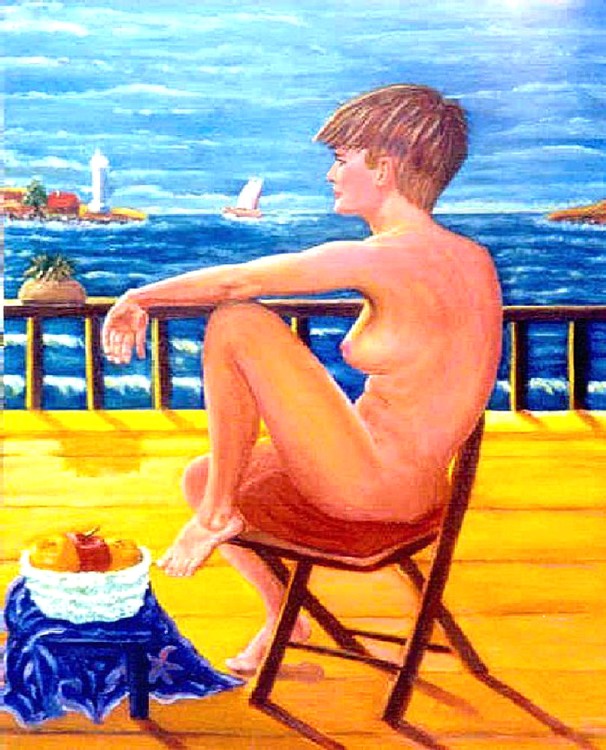  Woman on deck
