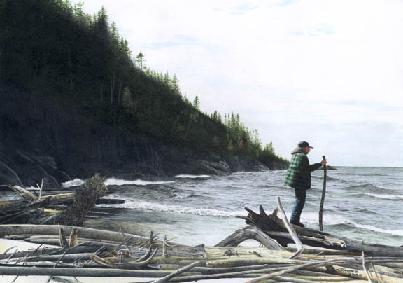 The Artist at Pukaskwa