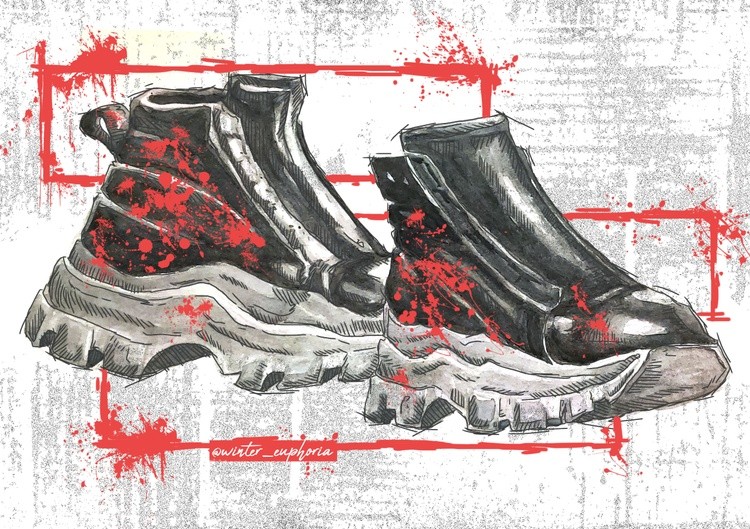 -bloody footsteps-