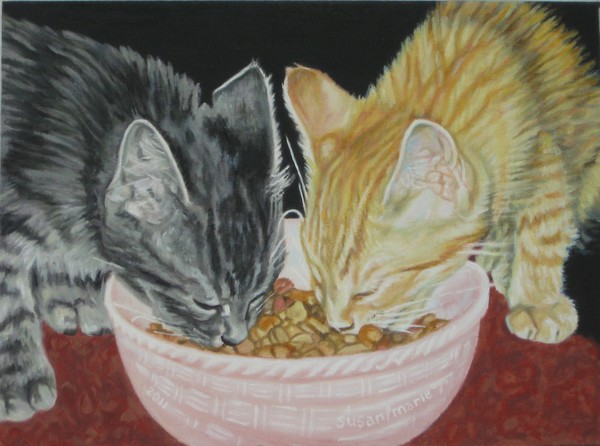 Bowl of Meow Mix