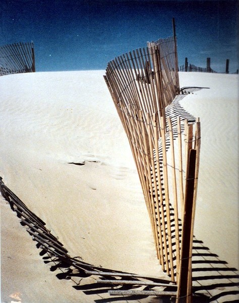 Fence in the sand