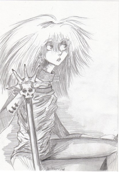 Scull Cane : Teddy
