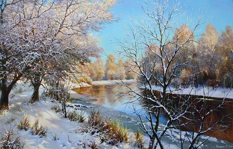 Winter Day by the River