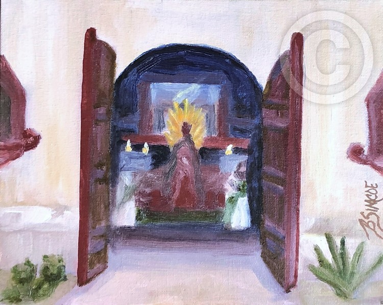 Side chapel at San Xavier
