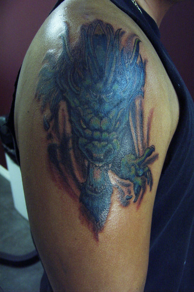 dragon cover up