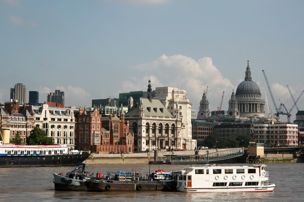 Boats on the Thames