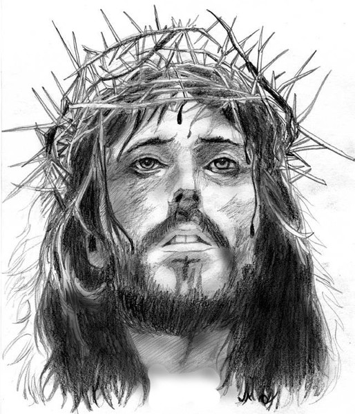 Jesus Christ (Crown of Thorns) by Julio MolinaMuscara