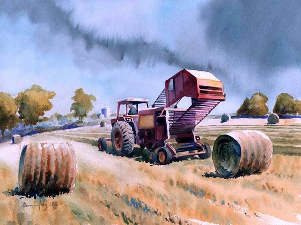  New Holland 835 . Round Bales
