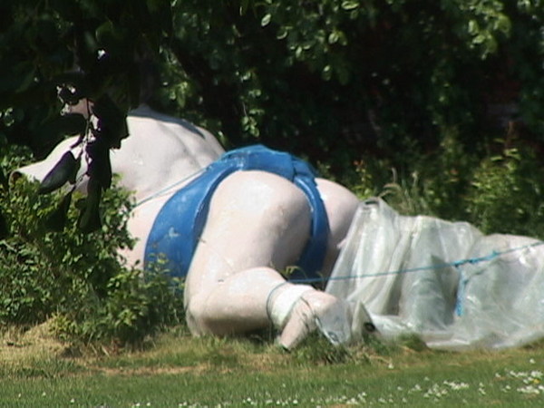 225. Sumo wrestler attempts escape...